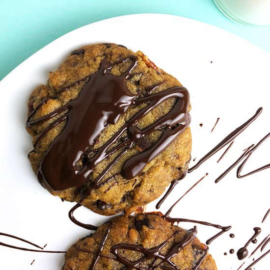 Vegan Brown Butter Choc Chip Cookie