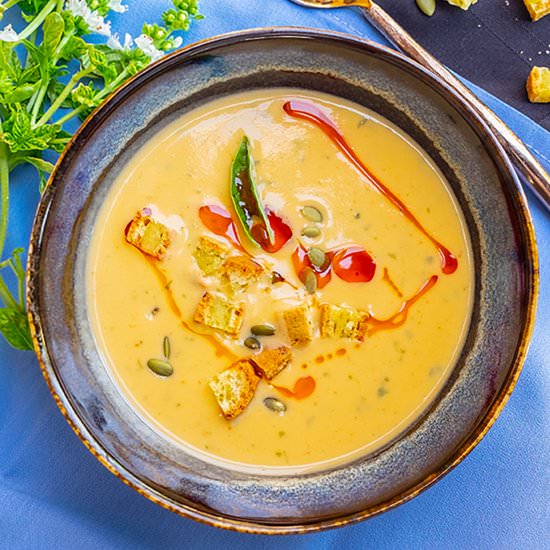 Instant Pot Buffalo Sweet Potato Soup