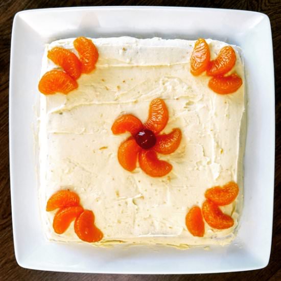 Orange Cake & Orange Buttercream