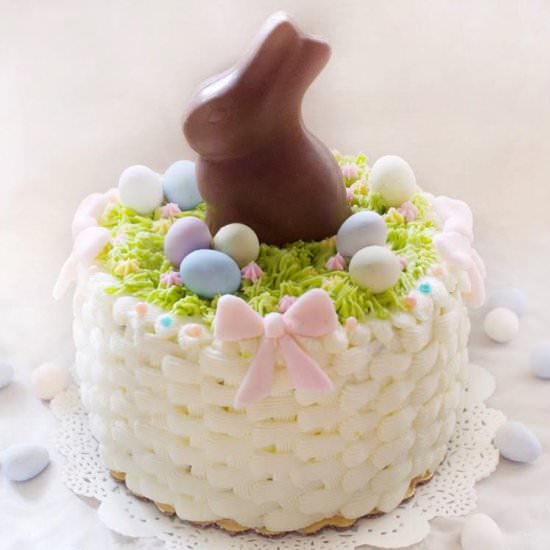 easter basket cake