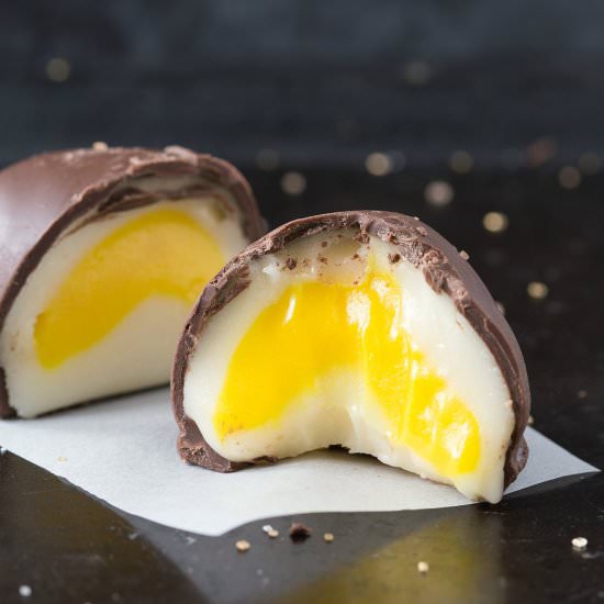 Homemade Keto Creme Eggs