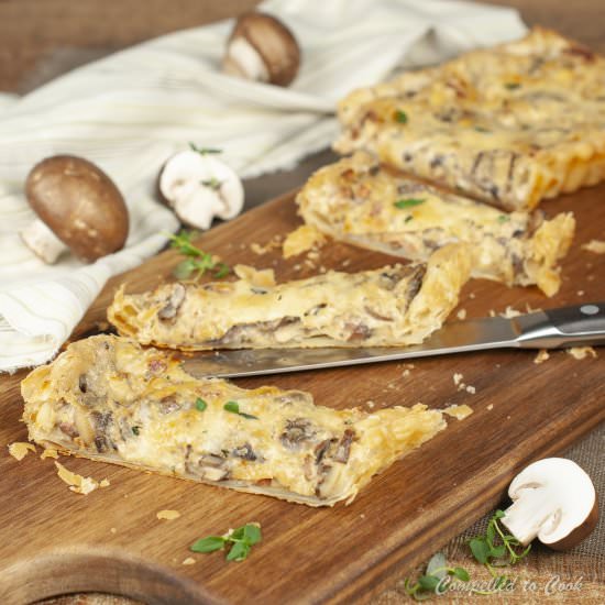 Mushroom Gruyere Tart