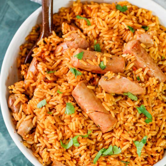 Coconut Spanish Rice