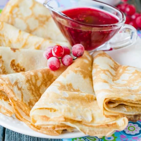 Russian Pancakes (Blini)