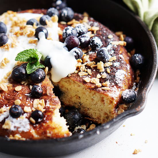 Blueberry Quinoa Pancakes
