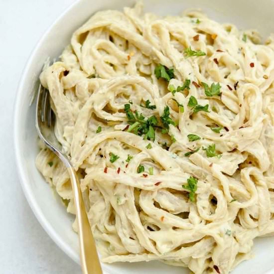 Vegan Fettuccine Alfredo