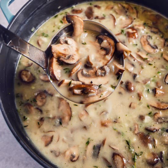 Vegan Mushroom Soup
