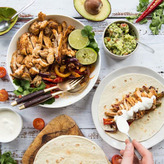 Sheet Pan Chicken Fajitas