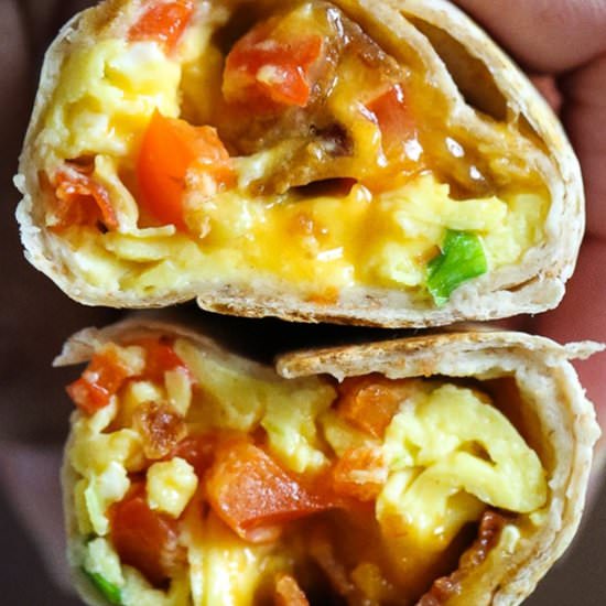 Freezer Breakfast Burritos