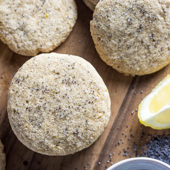 lemon poppy seed sugar cookies