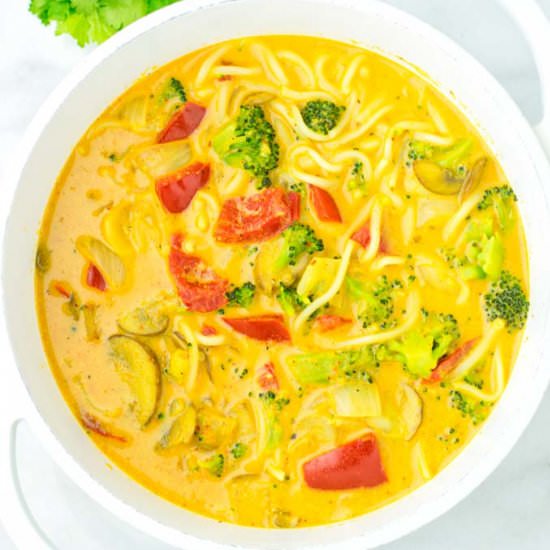 Coconut Curry Noodle Soup