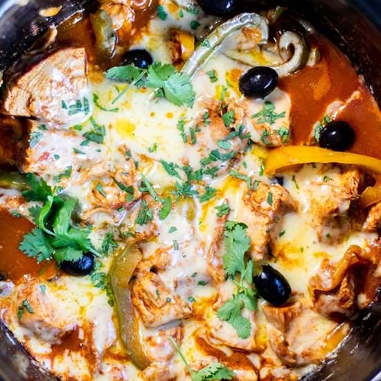 Crockpot Enchilada Chicken