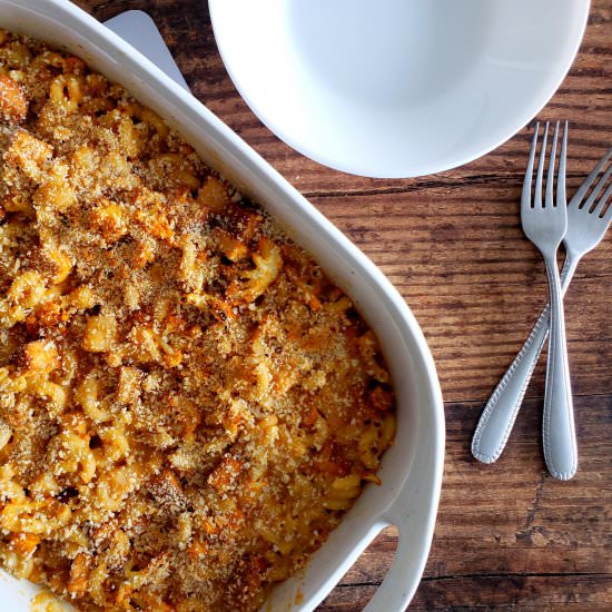 Buffalo Cauliflower Mac ‘n’ Cheese