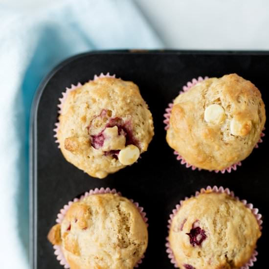 Banana Yoghurt Chocolate Muffins