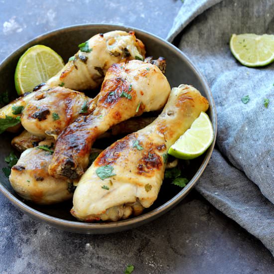 Coconut and lime baked chicken