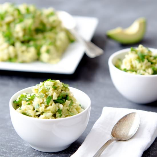 Avocado Cilantro Lime Rice