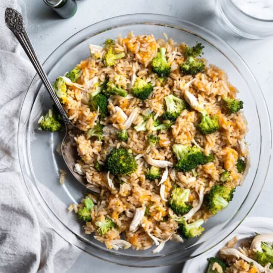 Instant Pot Chicken Rice Casserole