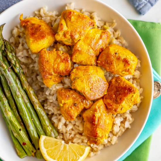 Easy turmeric chicken