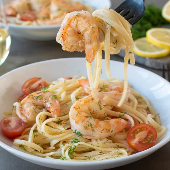 Linguine with Shrimp