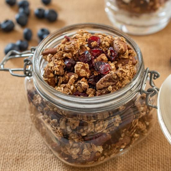 Easy Granola with Coconut Sugar