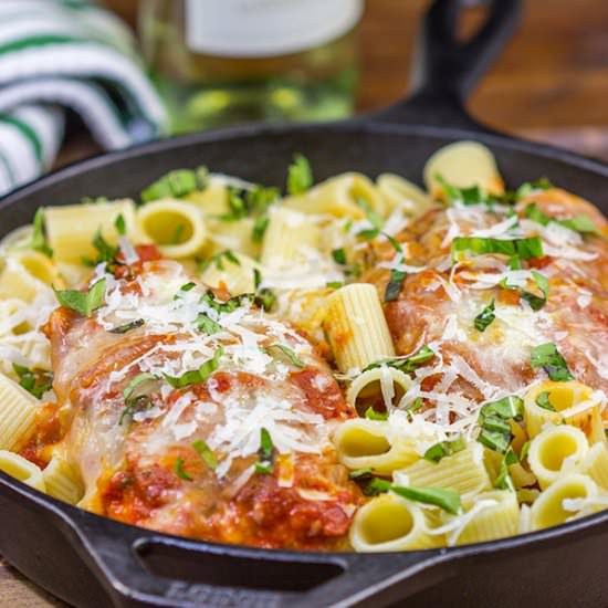 Baked Parmesan Stuffed Chicken Parm