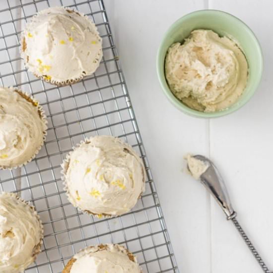 Vegan Earl Grey & Lemon Cupcakes
