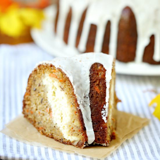 Cream Cheese Carrot Bundt Cake