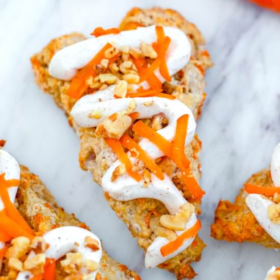 Chai Carrot Cake Scones