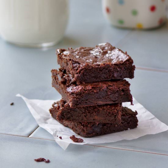 Fudgy Brownies with Espresso