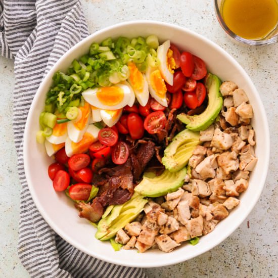 Whole30 Cobb Salad (Paleo, Keto)