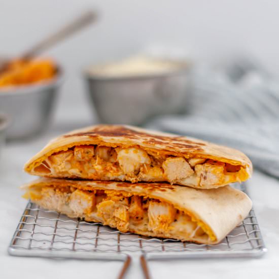 Buffalo Chicken Crunch Wraps