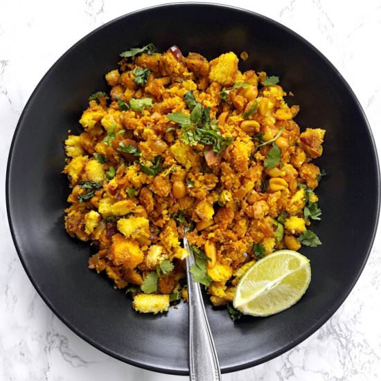 Indian Masala Bread Nuggets