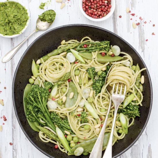 Vegan Pasta Primavera