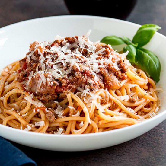 Authentic Spaghetti Bolognese