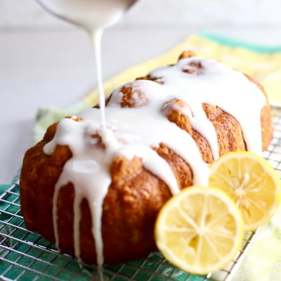Lemon Bread with Lemon Glaze