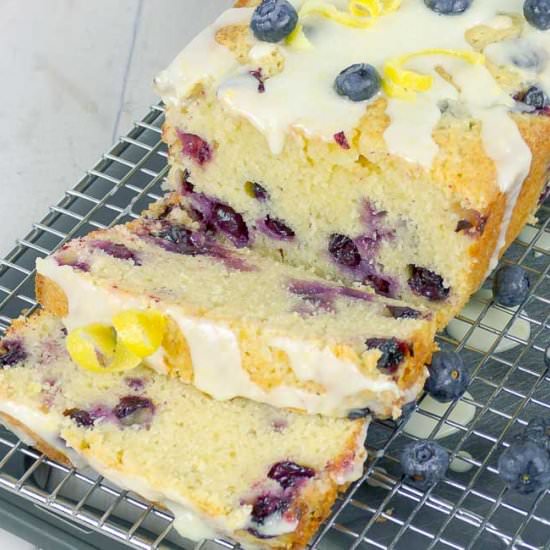 Blueberry Lemon Pound Cake