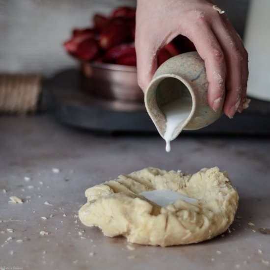 Galetted dough