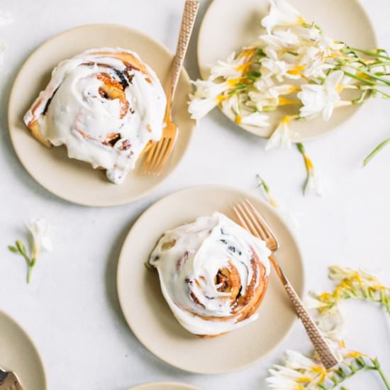 Carrot Cake Cinnamon Rolls