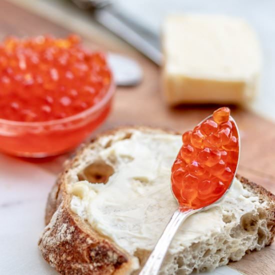 Homemade Salmon Caviar Recipe