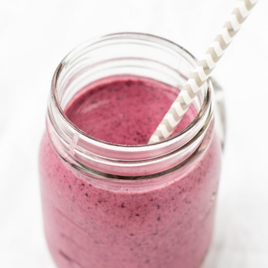 Chocolate Blueberry Smoothie