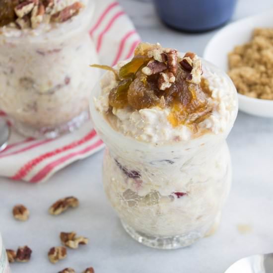 Maple Pecan Overnight Oats