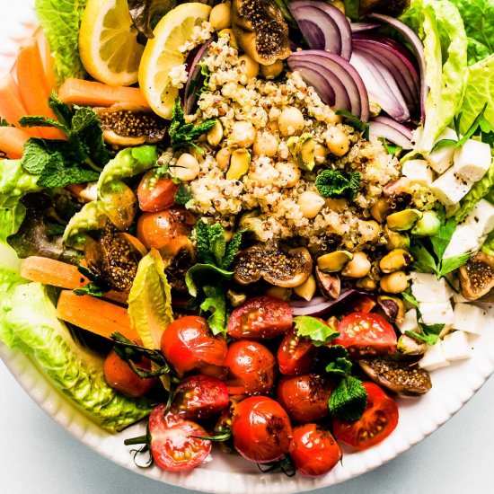 Moroccan Chickpea Quinoa Salad