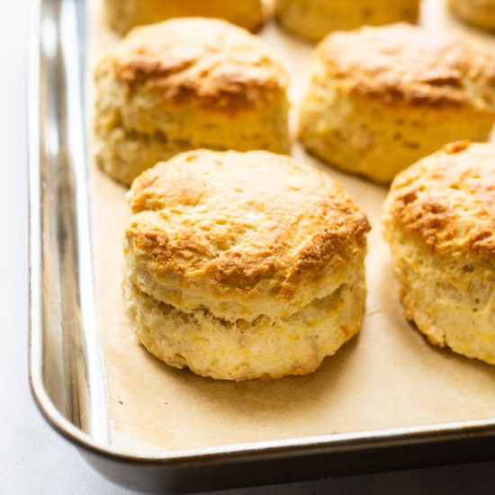Easy Walnut and Orange Scones