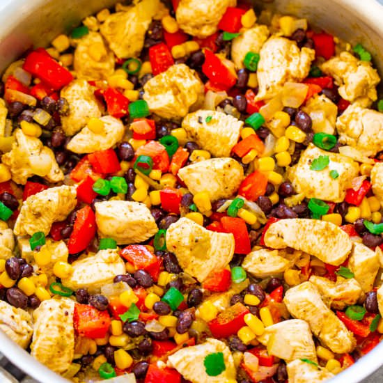Skinny Mexican Chicken Skillet