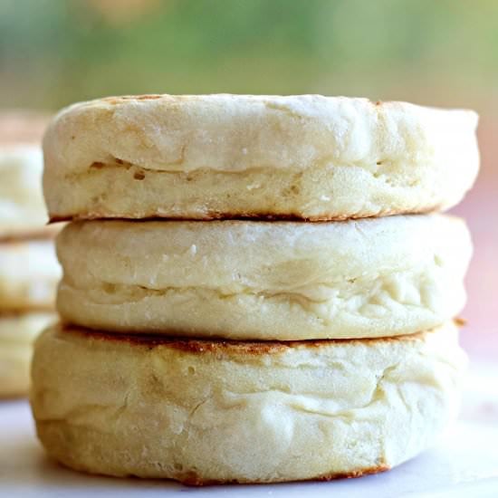Sourdough English Muffins