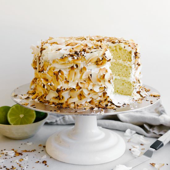 Coconut Key Lime Cake