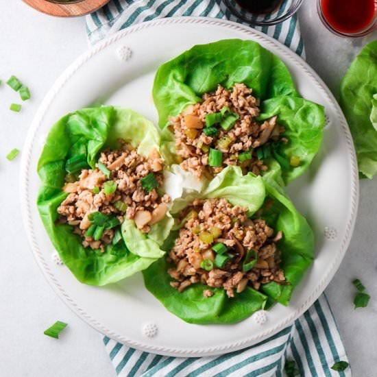 Chinese Chicken Lettuce Wraps