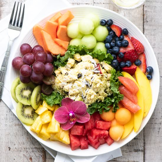 Curried Chicken Salad Plate