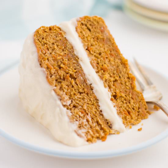 Vegan Carrot Cake with Frosting