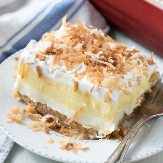 Perfect Coconut Cream Lush Dessert